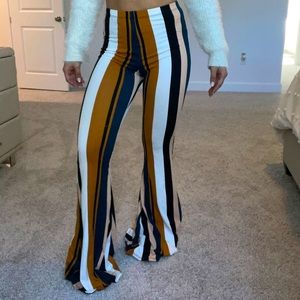 Stripped Boho Pants